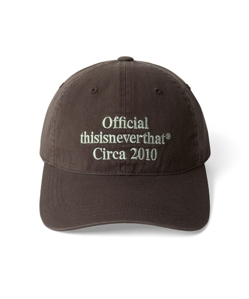 thisisneverthat(ディスイズネバーザット)の「Times Cap(キャップ・メンズ・ブラック/ブルー/オレンジ系その他/ダークブラウン/グリーン/チャコール・FREE)」の11枚目の写真