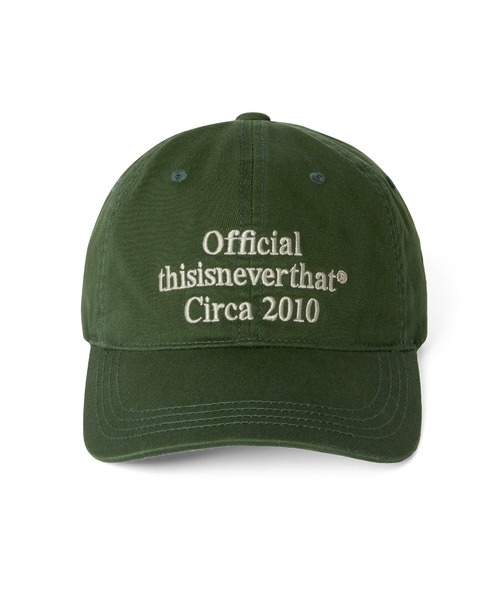 thisisneverthat(ディスイズネバーザット)の「Times Cap(キャップ・メンズ・ブラック/ブルー/オレンジ系その他/ダークブラウン/グリーン/チャコール・FREE)」の13枚目の写真