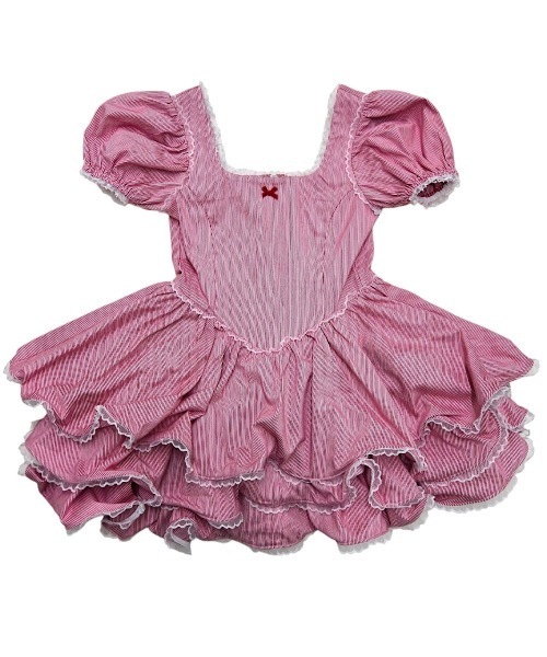 lilLilly（リルリリー）の「デニムフリルワンピース（ワンピース・レディース・ブラック/レッド/インディゴブルー・FREE）」の5枚目の写真