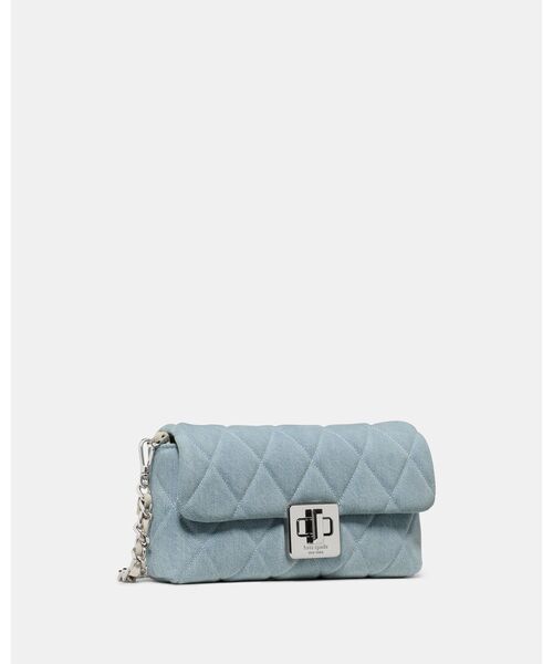 kate spade new york(ケイトスペード ニューヨーク)の「キャリー デニム ウォレット オン チェーン(ショルダーバッグ・レディース・ブルー・ONESIZE)」の2枚目の写真