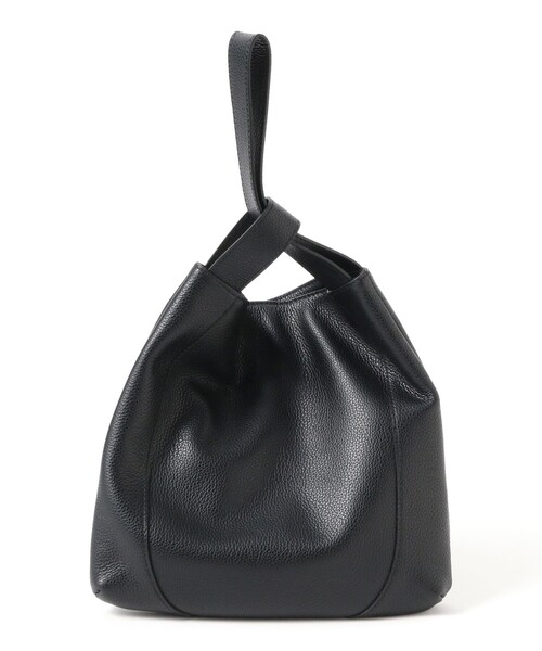 BRILLA per il gusto（ブリッラペルイルグースト）の「PELLE MORBIDA / レザー ミニハンドルバッグ（トートバッグ・メンズ・グレー/ブラック・ONE SIZE）」の2枚目の写真