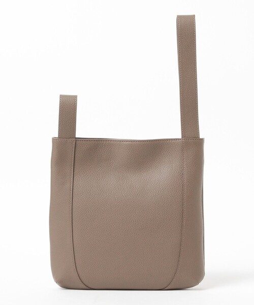 BRILLA per il gusto（ブリッラペルイルグースト）の「PELLE MORBIDA / レザー ミニハンドルバッグ（トートバッグ・メンズ・グレー/ブラック・ONE SIZE）」の7枚目の写真