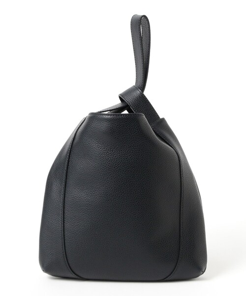 BRILLA per il gusto（ブリッラペルイルグースト）の「PELLE MORBIDA / レザー ミニハンドルバッグ（トートバッグ・メンズ・グレー/ブラック・ONE SIZE）」の8枚目の写真