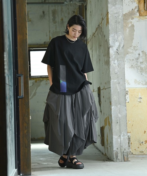 funda mine(ファンダマイン)の「クロマティックTシャツ(Tシャツ/カットソー・レディース・ホワイト/ブラック・1/2)」の10枚目の写真