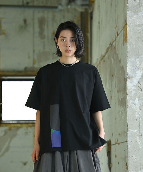funda mine(ファンダマイン)の「クロマティックTシャツ(Tシャツ/カットソー・レディース・ホワイト/ブラック・1/2)」の16枚目の写真