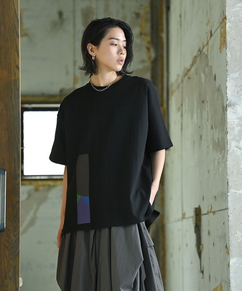 funda mine(ファンダマイン)の「クロマティックTシャツ(Tシャツ/カットソー・レディース・ホワイト/ブラック・1/2)」の17枚目の写真