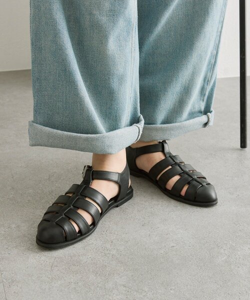 ear PAPILLONNER（イアパピヨネ）の「バックル付きグルカサンダル【SUM1 STYLE(スミスタイル)】（サンダル・レディース・ブラック/ブラウン・SMALL/MEDIUM/LARGE）」の12枚目の写真