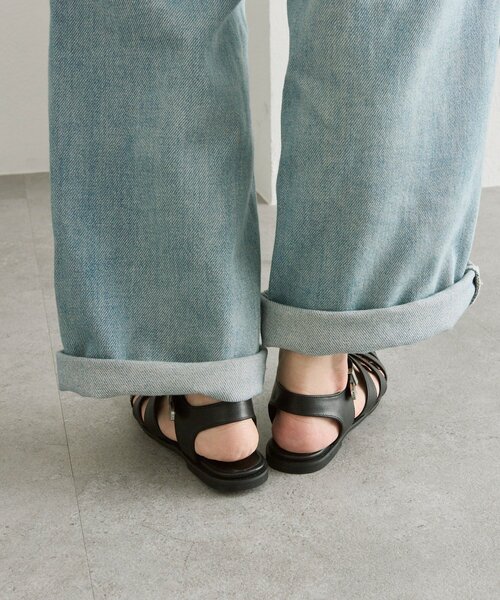 ear PAPILLONNER（イアパピヨネ）の「バックル付きグルカサンダル【SUM1 STYLE(スミスタイル)】（サンダル・レディース・ブラック/ブラウン・SMALL/MEDIUM/LARGE）」の16枚目の写真