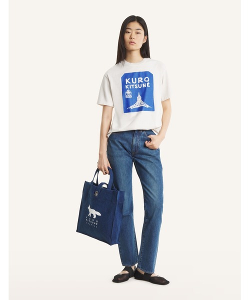 Maison Kitsune(メゾンキツネ)の「MAISON KITSUNE x KURO TOKYO-PARIS CROSSROADS VINTAGE WASH TEE(Tシャツ/カットソー・メンズ・アイボリー・XL/S/M/L)」の3枚目の写真