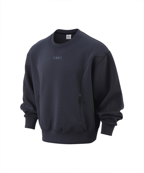 BORN TO WIN（ボーントゥウィン）の「SYMBOL B TECH CREWNECK [NAVY]（スウェット・メンズ・その他・1/2/4/3）」の2枚目の写真