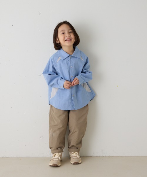 riziere(リジェール)の「撥水カーブシルエットパンツ(その他パンツ・キッズ・ベージュ/ブラック・120/110/100/90/140/130/150)」の3枚目の写真