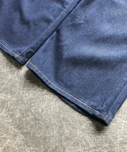 Teem Store(チームストア)の「シンプルワイドデニムパンツ 美脚効果(デニムパンツ・レディース・ブルー・M/L)」の2枚目の写真