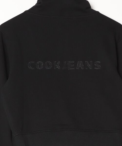 COOK JEANS(クックジーンズ)の「カットオフスウェットジップパーカー(パーカー・レディース・ウッドランド/ホワイト/ブラック・FREE)」の11枚目の写真