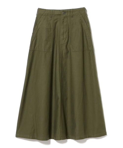 orSlow（オアスロウ）の「orSlow / US ARMY FATIGUE SKIRT（スカート・レディース・オリーブ・1）」の2枚目の写真