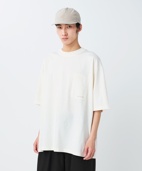 Snow Peak（スノーピーク）の「Snow Peak / OG Mercerized T-Shirt OG シルケット加工 Tシャツ（Tシャツ/カットソー・メンズ・ブラック/グレイッシュベージュ/オフホワイト・M/L）」の2枚目の写真