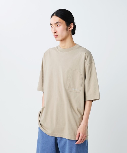 Snow Peak（スノーピーク）の「Snow Peak / OG Mercerized T-Shirt OG シルケット加工 Tシャツ（Tシャツ/カットソー・メンズ・ブラック/グレイッシュベージュ/オフホワイト・M/L）」の3枚目の写真