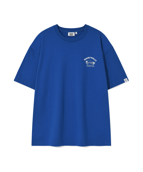 Wacky WiLLy(ワッキーウィリー)の「ビーチグラフィックバカンス半袖Tシャツブルー(Tシャツ/カットソー・レディース・その他・SMALL/MEDIUM/LARGE/X-LARGE)」の2枚目の写真