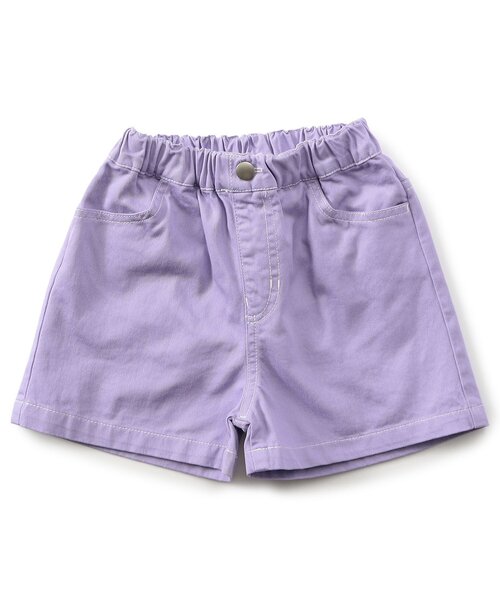 BREEZE（ブリーズ）の「【WEB限定】KUDOZ.B ステッチ配色ハーフパンツ（その他パンツ・キッズ・オフホワイト/ブラック/ネイビー/パープル/イエロー・90/100/110/120/130/140/150/160）」の4枚目の写真