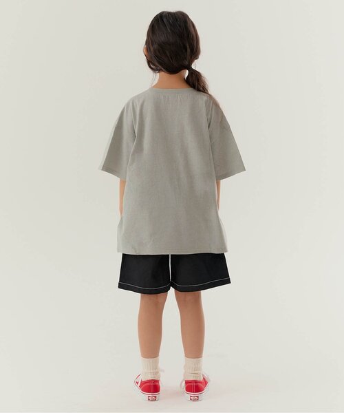 BREEZE（ブリーズ）の「【WEB限定】KUDOZ.B ステッチ配色ハーフパンツ（その他パンツ・キッズ・オフホワイト/ブラック/ネイビー/パープル/イエロー・90/100/110/120/130/140/150/160）」の7枚目の写真