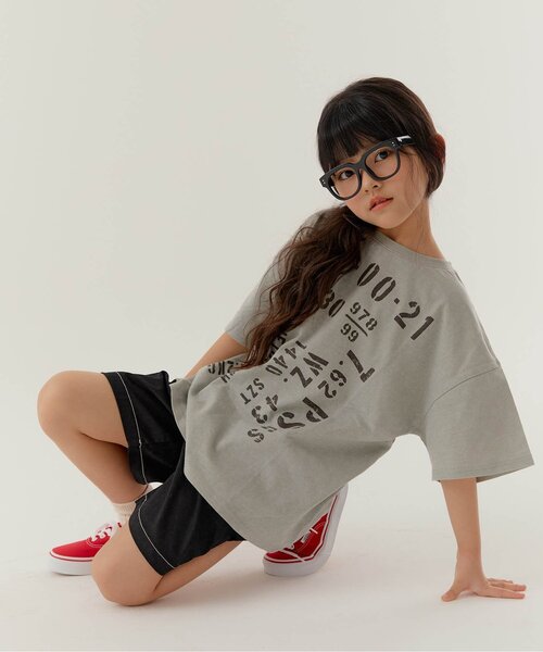 BREEZE（ブリーズ）の「【WEB限定】KUDOZ.B ステッチ配色ハーフパンツ（その他パンツ・キッズ・オフホワイト/ブラック/ネイビー/パープル/イエロー・90/100/110/120/130/140/150/160）」の8枚目の写真