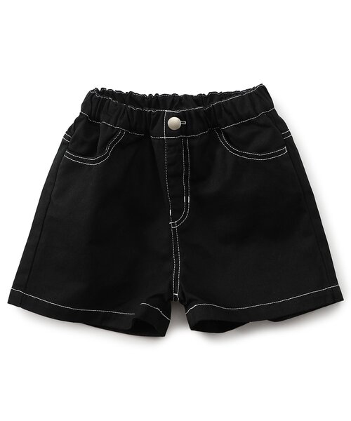 BREEZE（ブリーズ）の「【WEB限定】KUDOZ.B ステッチ配色ハーフパンツ（その他パンツ・キッズ・オフホワイト/ブラック/ネイビー/パープル/イエロー・90/100/110/120/130/140/150/160）」の13枚目の写真