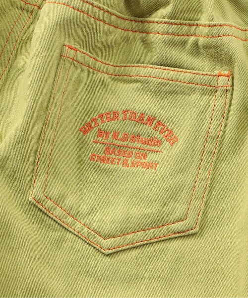 BREEZE（ブリーズ）の「【WEB限定】KUDOZ.B ステッチ配色ハーフパンツ（その他パンツ・キッズ・オフホワイト/ブラック/ネイビー/パープル/イエロー・90/100/110/120/130/140/150/160）」の16枚目の写真