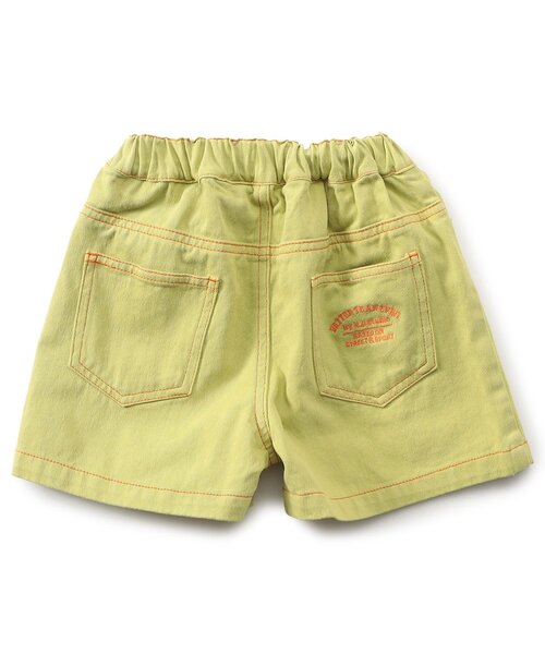 BREEZE(ブリーズ)の「【WEB限定】KUDOZ.B ステッチ配色ハーフパンツ(その他パンツ・キッズ・オフホワイト/ブラック/ネイビー/パープル/イエロー・90/100/110/120/130/140/150/160)」の6枚目の写真