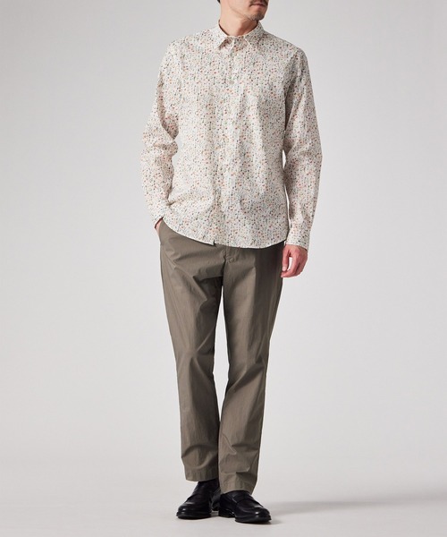 Paul Smith(ポールスミス)の「テクニカルツイル テーパードトラウザーズ / 163163 627X(その他パンツ・メンズ・グレイッシュベージュ/ブラック・SMALL/MEDIUM/LARGE/X-LARGE/XX-LARGE)」の8枚目の写真