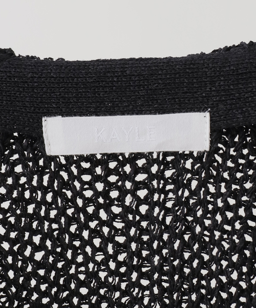 FRAMeWORK（フレームワーク）の「KAYLE/ケイル　WASHI SLEEVELESS ジレ（ベスト・レディース・ライトグレー/ブラック・FREE）」の9枚目の写真