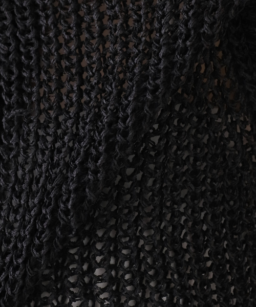 FRAMeWORK（フレームワーク）の「KAYLE/ケイル　WASHI SLEEVELESS ジレ（ベスト・レディース・ライトグレー/ブラック・FREE）」の11枚目の写真