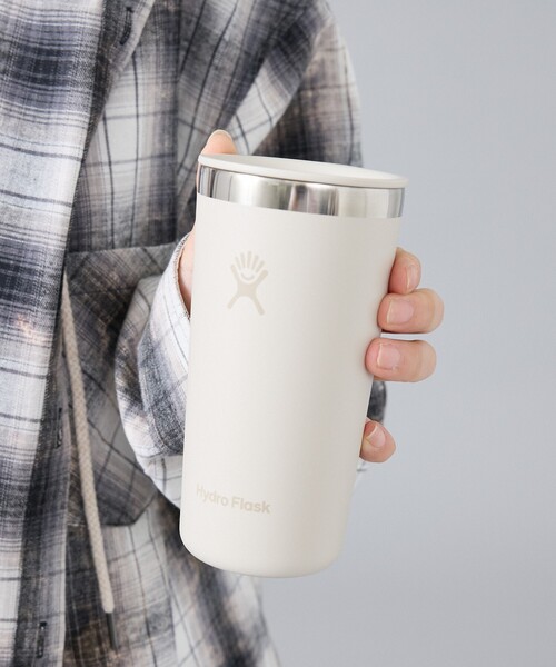 HYDRO FLASK(ハイドロフラスク)の「【HYDRO FLASK / ハイドロフラスク】12oz ALL AROUND TUMB / 断熱ステンレスボトル /タンブラー(グラス/マグカップ/タンブラー・メンズ・セージグリーン/ピンク/ライトブルー/ブラック/ベージュ/エメラルド/ブルー・フリー)」の3枚目の写真