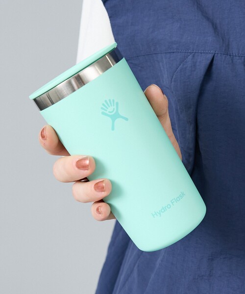 HYDRO FLASK(ハイドロフラスク)の「【HYDRO FLASK / ハイドロフラスク】12oz ALL AROUND TUMB / 断熱ステンレスボトル /タンブラー(グラス/マグカップ/タンブラー・メンズ・セージグリーン/ピンク/ライトブルー/ブラック/ベージュ/エメラルド/ブルー・フリー)」の4枚目の写真