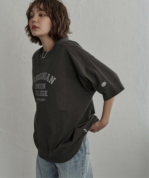 DISCUS ATHLETIC(ディスカス アスレチック)の「DISCUS ATHLETIC ディスカスアスレチック ロゴルーズT(Tシャツ/カットソー・レディース・オフホワイト/ブラック/ラベンダー/ブラウン・M)」の15枚目の写真