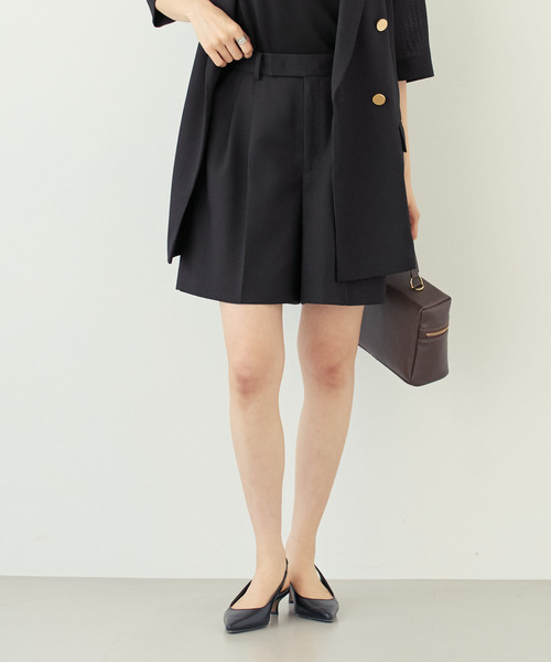 Noble(ノーブル)の「《・セットアップ対応》ドンゴロスフレアショートパンツ(その他パンツ・レディース・ベージュ/ネイビー・36/38)」の19枚目の写真