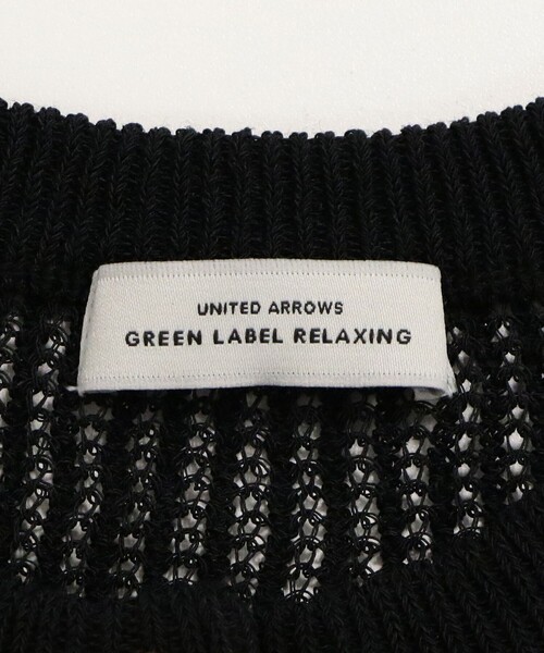 green label relaxing(グリーンレーベルリラクシング)の「【結論シリーズ】デイリーメッシュカーデ ウォッシャブル(カーディガン/ボレロ・レディース・ダークブラウン/ケリーグリーン/ブラック/ナチュラル・FREE)」の16枚目の写真