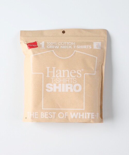 HANES（ヘインズ）の「【S～XLサイズ】SHIRO クルーネック半袖Tシャツ（Tシャツ/カットソー・メンズ・ホワイト・L/M/S/XL）」の14枚目の写真
