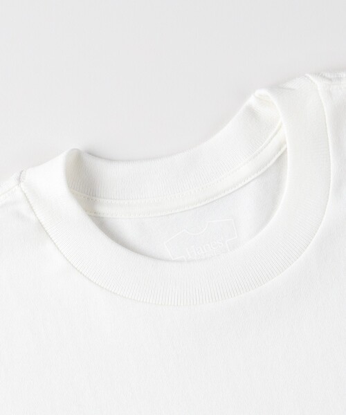 HANES（ヘインズ）の「【S～XLサイズ】SHIRO クルーネック半袖Tシャツ（Tシャツ/カットソー・メンズ・ホワイト・L/M/S/XL）」の18枚目の写真