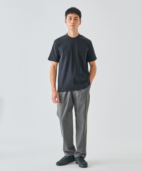 EDIFICE（エディフィス）の「【EDIFICE ALL-DAY シリーズ】クルーネック Tシャツ《WEB限定》（Tシャツ/カットソー・メンズ・ホワイト/ベージュ系その他/ブラック・SMALL/MEDIUM/LARGE）」の7枚目の写真