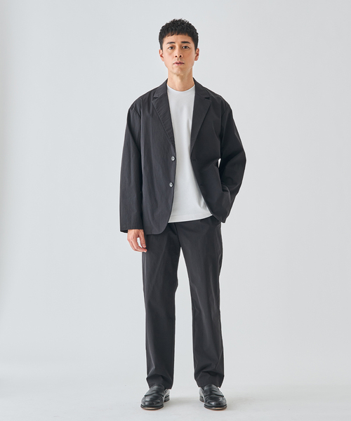 EDIFICE（エディフィス）の「【EDIFICE ALL-DAY シリーズ】クルーネック Tシャツ《WEB限定》（Tシャツ/カットソー・メンズ・ホワイト/ベージュ系その他/ブラック・SMALL/MEDIUM/LARGE）」の14枚目の写真