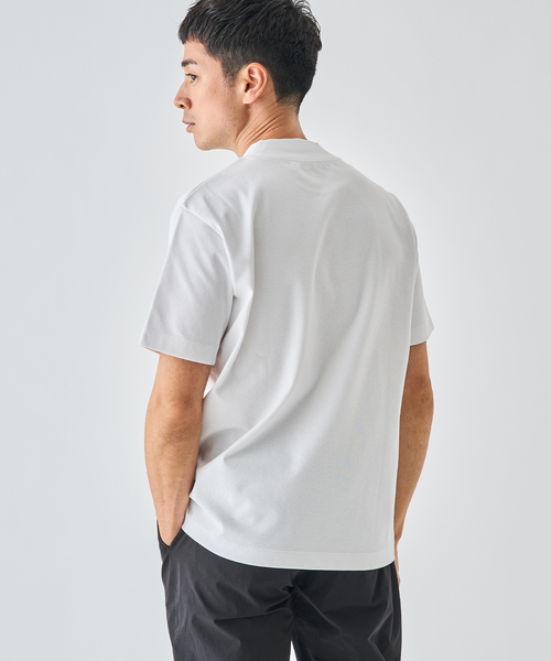 EDIFICE（エディフィス）の「【EDIFICE ALL-DAY シリーズ】クルーネック Tシャツ《WEB限定》（Tシャツ/カットソー・メンズ・ホワイト/ベージュ系その他/ブラック・SMALL/MEDIUM/LARGE）」の20枚目の写真