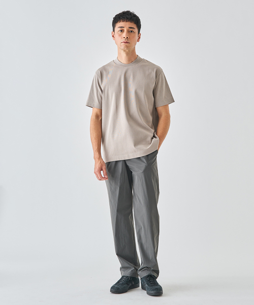 EDIFICE(エディフィス)の「【EDIFICE ALL-DAY シリーズ】クルーネック Tシャツ《WEB限定》(Tシャツ/カットソー・メンズ・ホワイト/ベージュ系その他/ブラック・SMALL/MEDIUM/LARGE)」の9枚目の写真