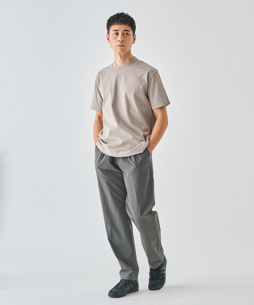 EDIFICE(エディフィス)の「【EDIFICE ALL-DAY シリーズ】クルーネック Tシャツ《WEB限定》(Tシャツ/カットソー・メンズ・ホワイト/ベージュ系その他/ブラック・SMALL/MEDIUM/LARGE)」の10枚目の写真