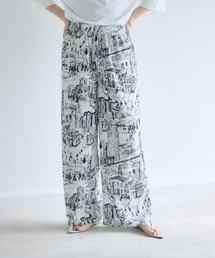 Paradise Picnic | ROSIEE  風景柄イージーパンツ(その他パンツ)