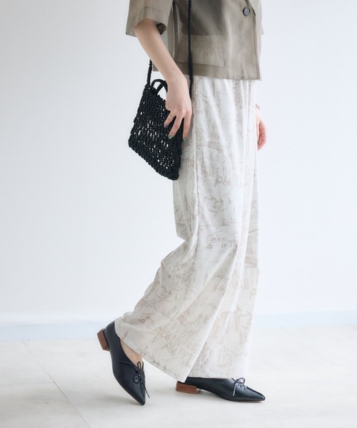 Paradise Picnic（パラダイスピクニック）の「ROSIEE  風景柄イージーパンツ（その他パンツ・レディース・ベージュ/ブラック・FREE）」の3枚目の写真