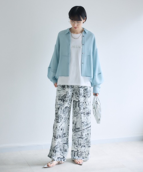 Paradise Picnic（パラダイスピクニック）の「ROSIEE  風景柄イージーパンツ（その他パンツ・レディース・ベージュ/ブラック・FREE）」の11枚目の写真