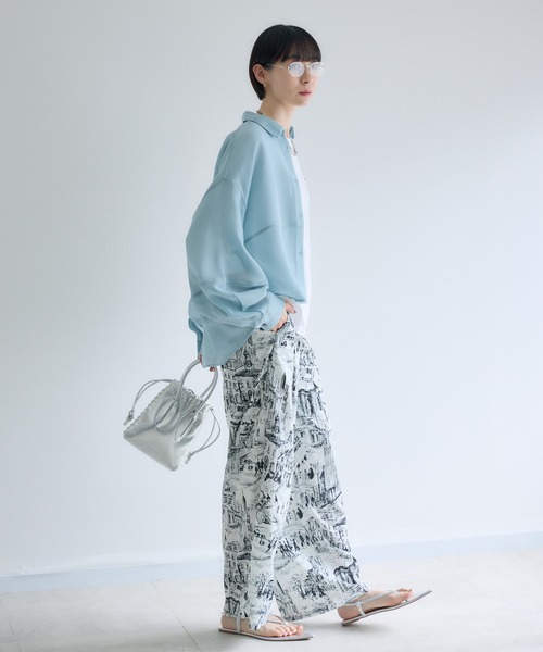 Paradise Picnic（パラダイスピクニック）の「ROSIEE  風景柄イージーパンツ（その他パンツ・レディース・ベージュ/ブラック・FREE）」の12枚目の写真