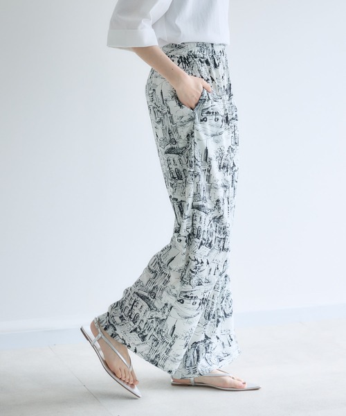 Paradise Picnic（パラダイスピクニック）の「ROSIEE  風景柄イージーパンツ（その他パンツ・レディース・ベージュ/ブラック・FREE）」の21枚目の写真