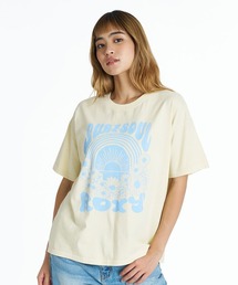 ROXY/ロキシー 半袖 Tシャツ ウォッシュ加工 RAINBOW ROXY RST262035