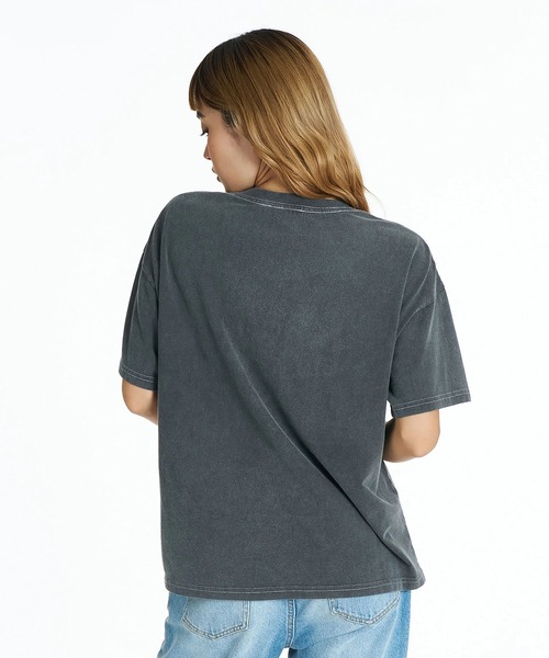 ROXY（ロキシー）の「ROXY/ロキシー 半袖 Tシャツ ウォッシュ加工 RAINBOW ROXY RST262035（Tシャツ/カットソー・レディース・マスタード/ブラック/ピンク・M/L）」の14枚目の写真