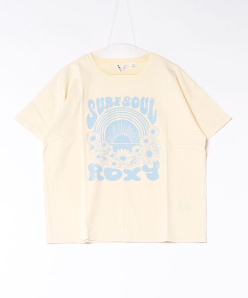 ROXY（ロキシー）の「ROXY/ロキシー 半袖 Tシャツ ウォッシュ加工 RAINBOW ROXY RST262035（Tシャツ/カットソー・レディース・マスタード/ブラック/ピンク・M/L）」の6枚目の写真